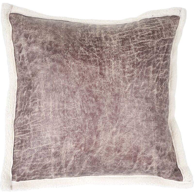 foto del prodotto hhg cuscino decorativo imbottito da divano karo t773 poliestere 45x45cm scamosciato