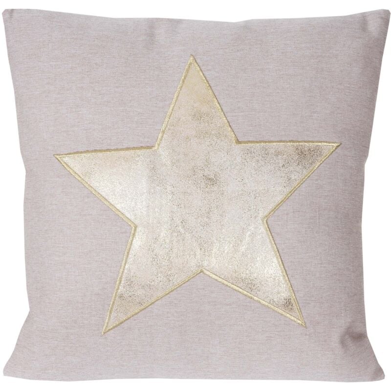 foto del prodotto hhg cuscino decorativo imbottito da divano karo t773 poliestere 45x45cm stella