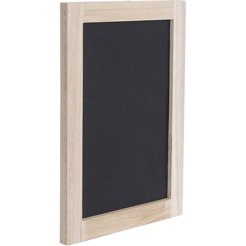 foto del prodotto hhg lavagna decorativa parete muro 993 legno paulonia 40x30cm