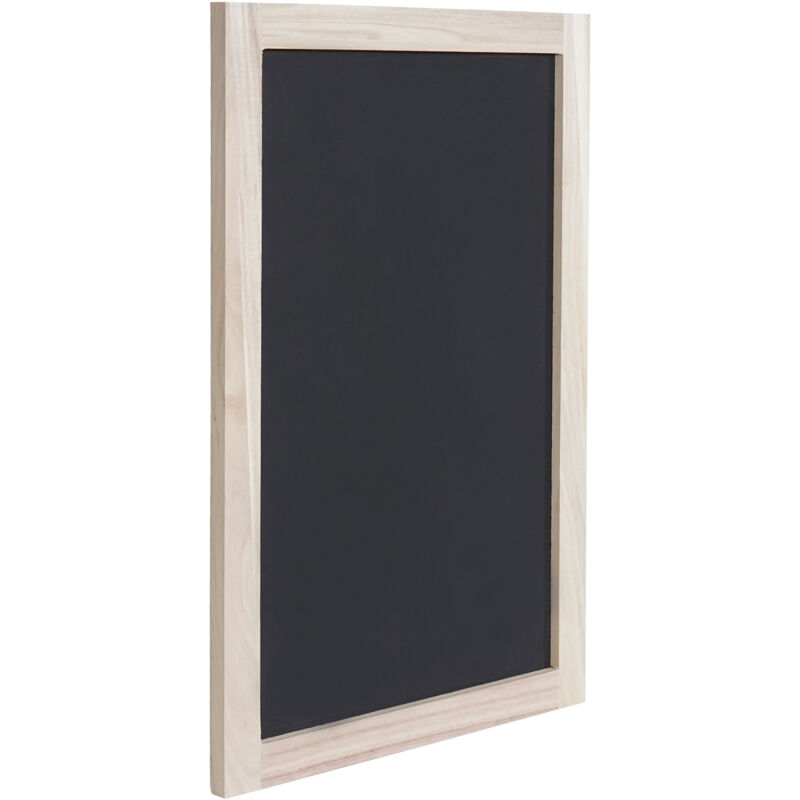 foto del prodotto hhg lavagna decorativa parete muro 993 legno paulonia 60x40cm