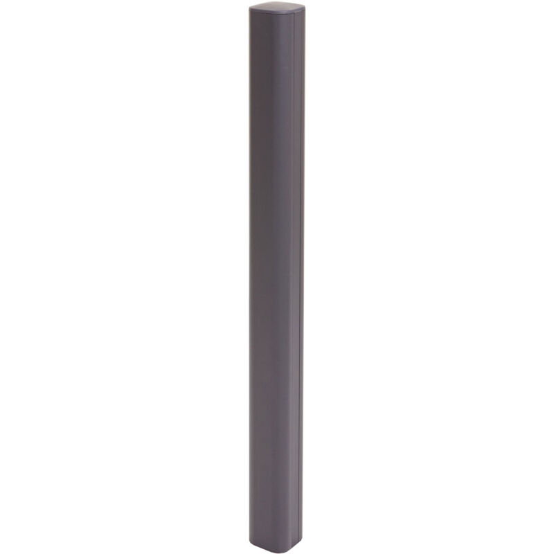 foto del prodotto hhg montante basso pilastro per frangivento fendivista modello sarthe alluminio 98cm grigio