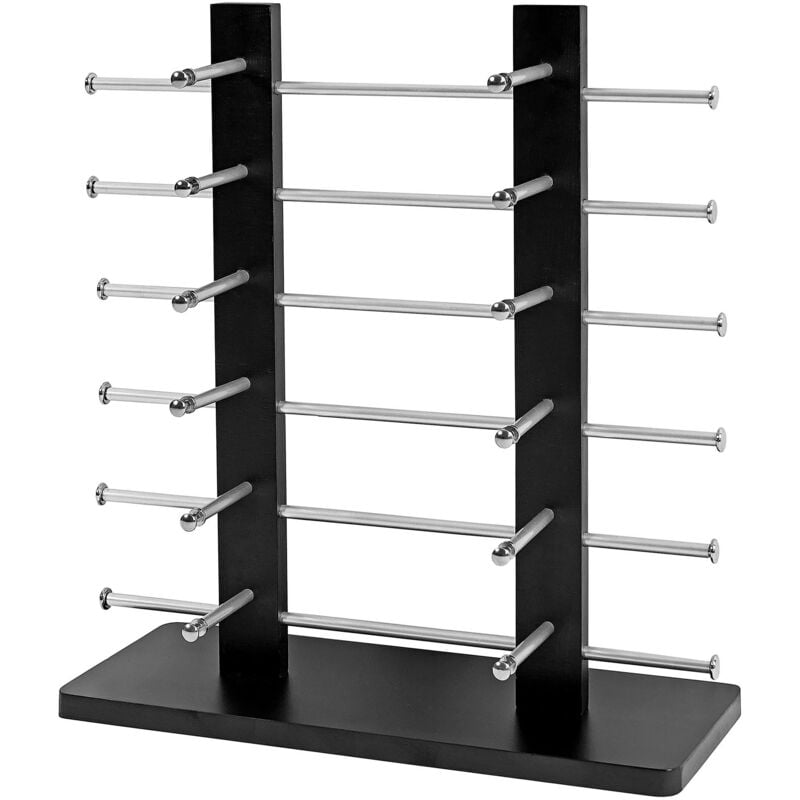 foto del prodotto hhg - portaocchiali espositore occhiali moderno elegante vendee t538 12x scomparti nero