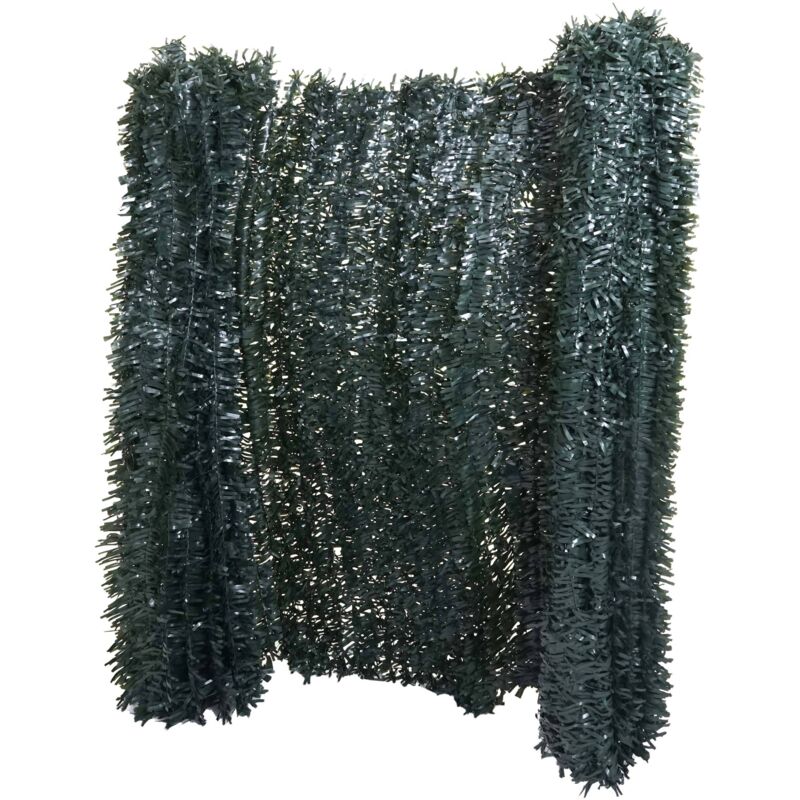 foto del prodotto hhg - siepe artificiale privacy balcone giardino rete decorativo n77 scuro 300x100cm