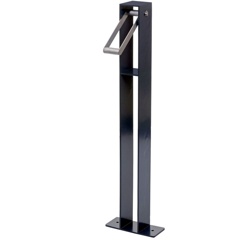 foto del prodotto hhg supporto portabiciclette rastrelliera per biciclette 302 acciaio zincato verniciato a polvere antracite