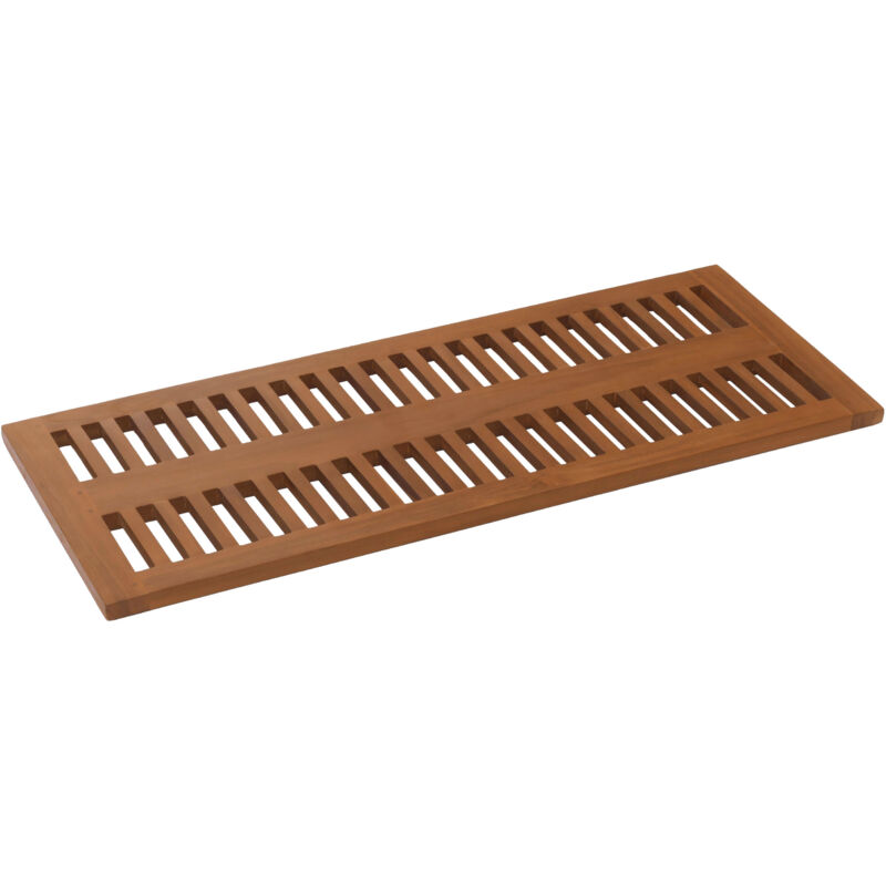 foto del prodotto hhg tappeto da bagno in teak 758, tappetino da bagno per doccia, teak di qualit b durame, 20 30 anni , 3x40x100cm