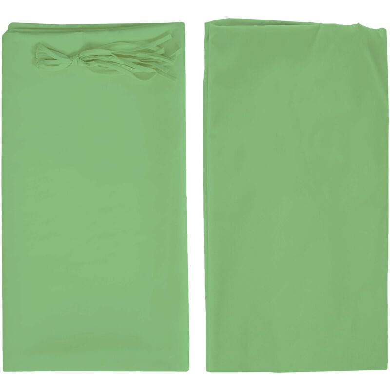 foto del prodotto hhg teli di ricambio copertura tetto per gazebo baia poliestere 3x3m verde