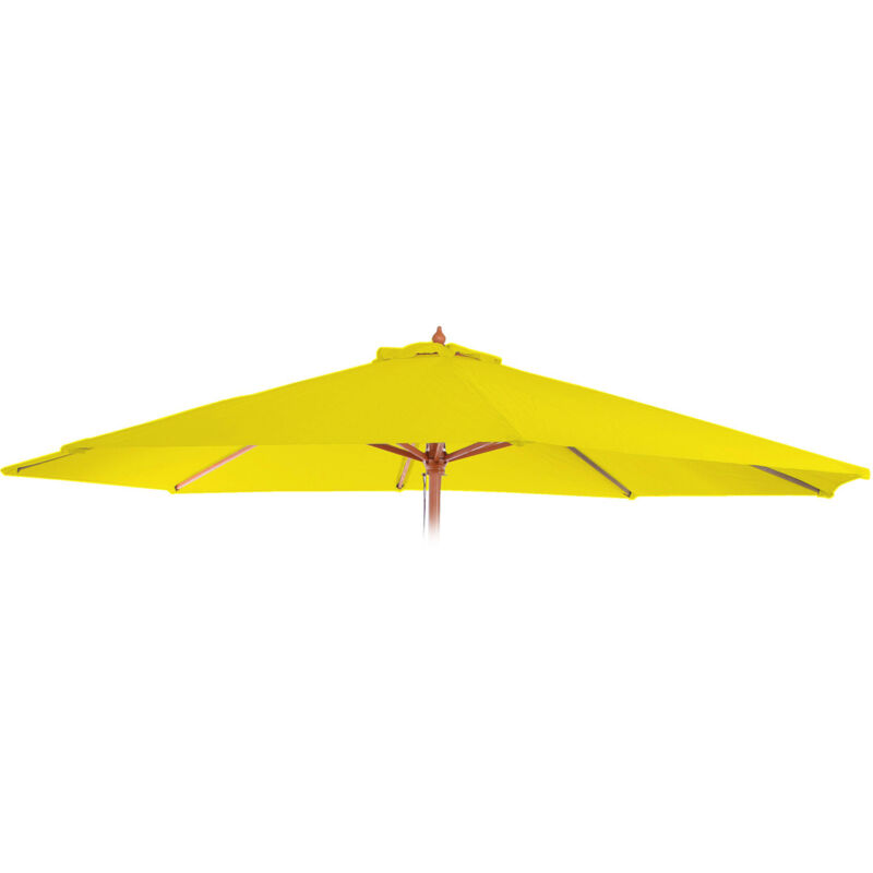foto del prodotto hhg telo copertura per ombrelloni rotondi florida 350cm, giallo