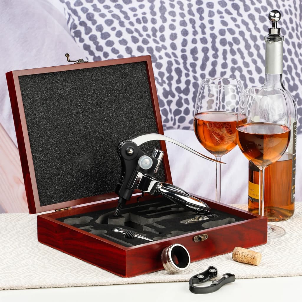 foto del prodotto hi set accessori vino 10 pz con custodiacod mxl 96114