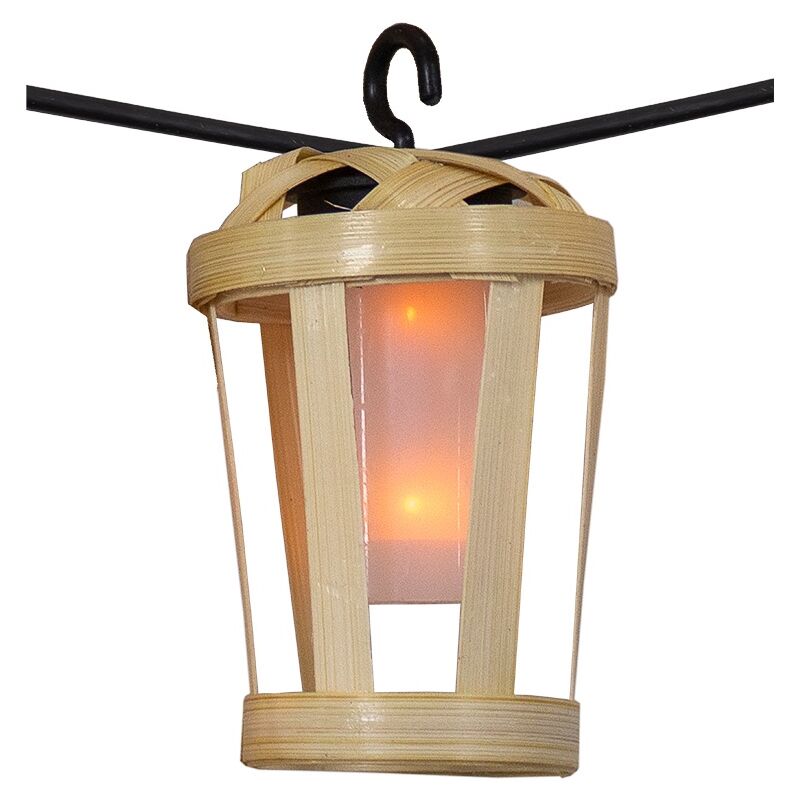 foto del prodotto hiama luce ad arco per interni ed esterni. 10 lampadine led a luce calda. prodotto in spagna