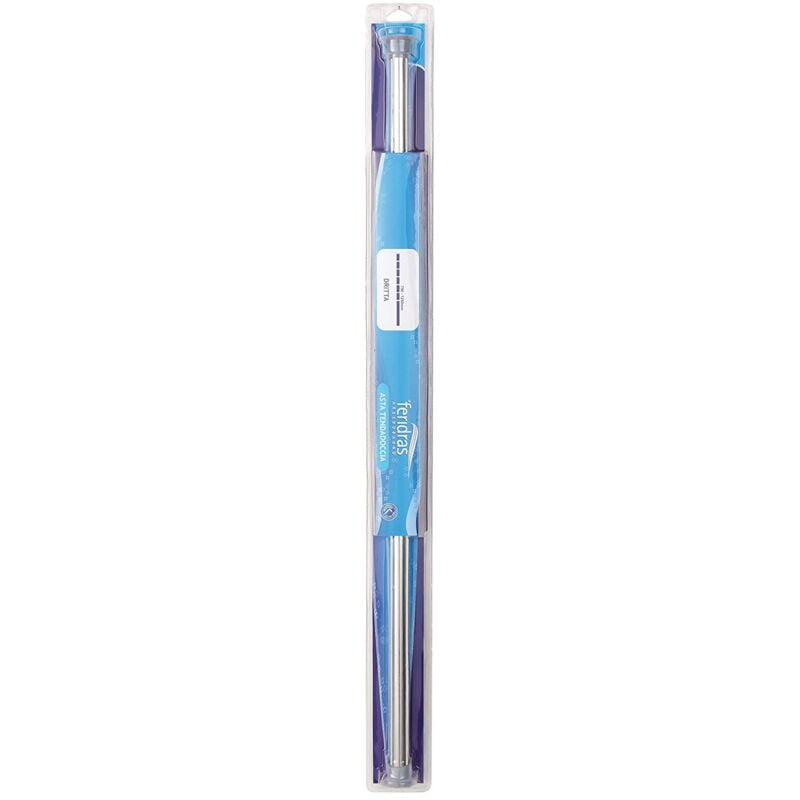 foto del prodotto hidra asta tenda dritta, metallo, cromo, 4.0x8x90.5 cm feridras