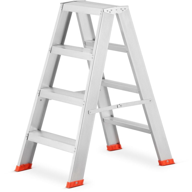 foto del prodotto higher scale domestiche scala 2x 4 gradini alluminio altezza 81 cm