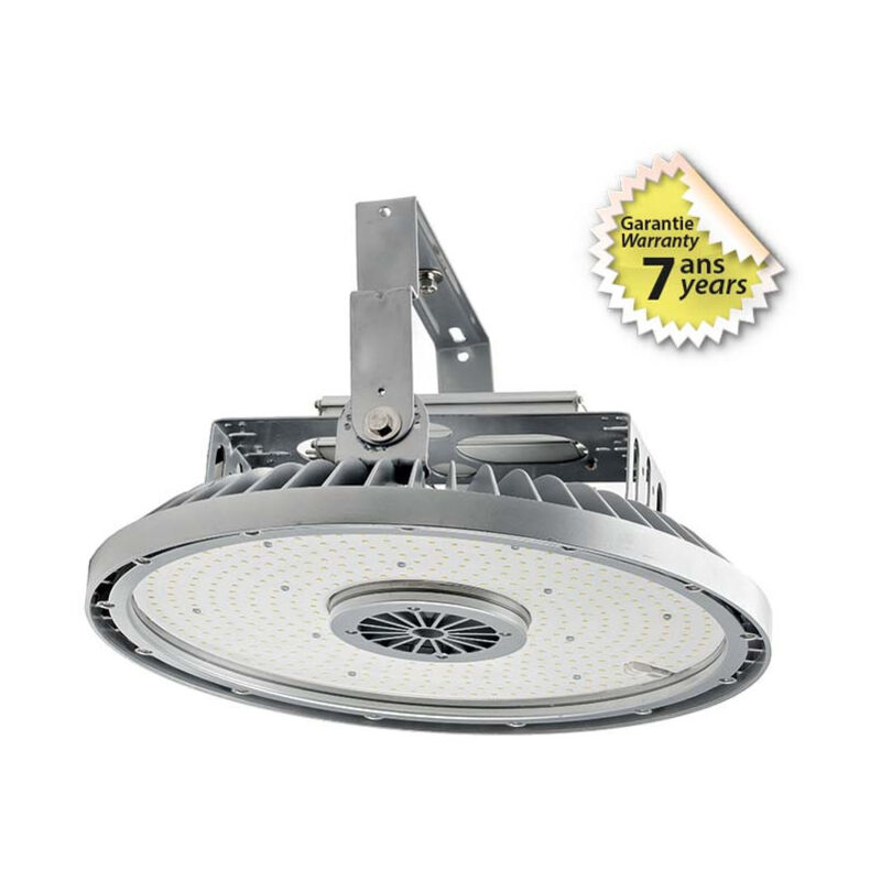 foto del prodotto hight bay proiettore led 140w 22000 lm 5000k 330mm grigio garanzia 7 anni
