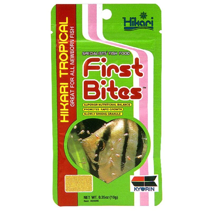 foto del prodotto hikari first bites 10gr svezzamento prima fase per tutte le specie di avannotti