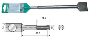 foto del prodotto hikoki acc. scalpello sds-plus piatto largo mm.40x250