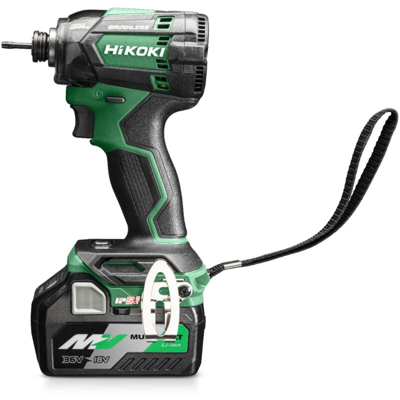 foto del prodotto hikoki avvitatore a percussione 18v 4.0ah 210 nm 2 batterie multi volt wh18dcwrz