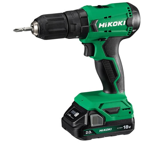 foto del prodotto hikoki batt. trapano avv.perc. 2batt.li18v-2 ah dv18da vali