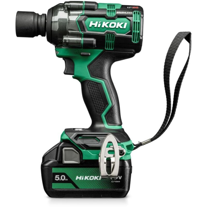 foto del prodotto hikoki chiave a batteria 18v 1 2 brushless 345 nm ip56 mv 2x 5.0ah in hsc ii wr18dhwpz