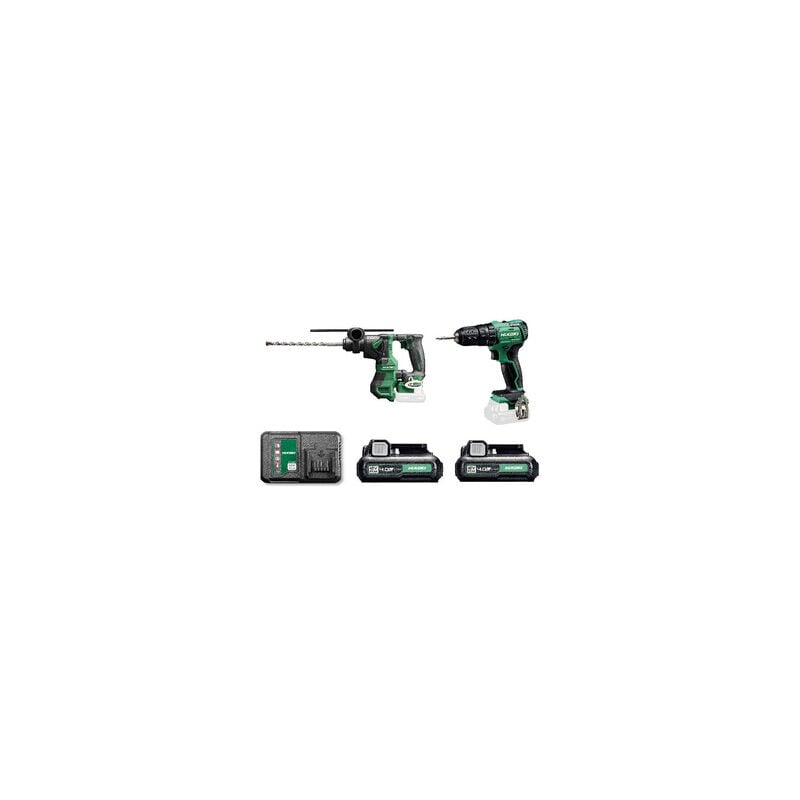 foto del prodotto hikoki hitachi set trapano tassellatore kc12dh 12v