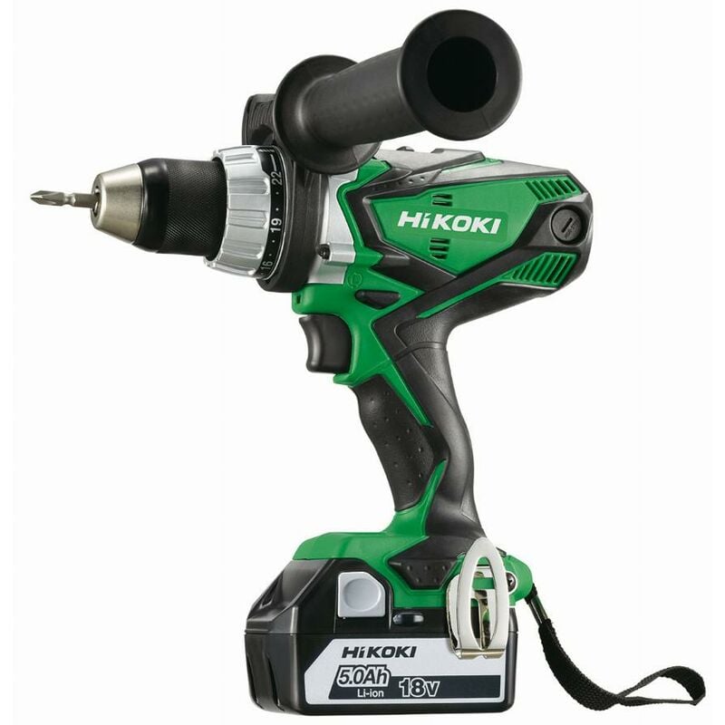 foto del prodotto hikoki hitachi trapano a induzione 92nm 18v 5ah li ion in hitcase ds18dsdlwpz