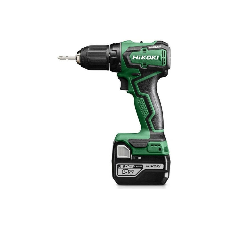 foto del prodotto hikoki hitachi trapano avvitatore a batteria 18v 5.0ah li ion 55nm ds18ddwpz