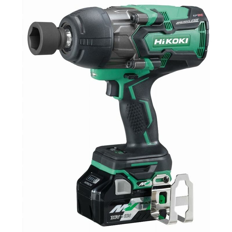 foto del prodotto hikoki multivolt 1050nm 36v 2,5 5ah brushless 1 2 ip56 hitcase wr36dbwrz