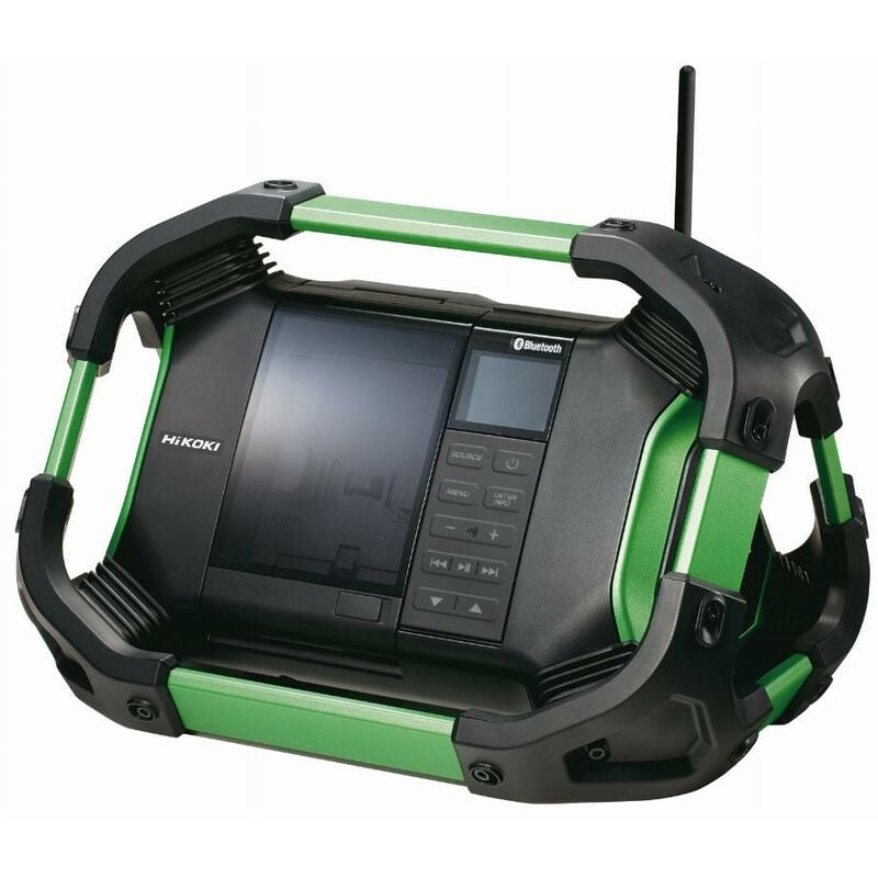 foto del prodotto hikoki radio bluetooth batt.gliss o di rete senza batteria o caricatore ur18dsdlw4z