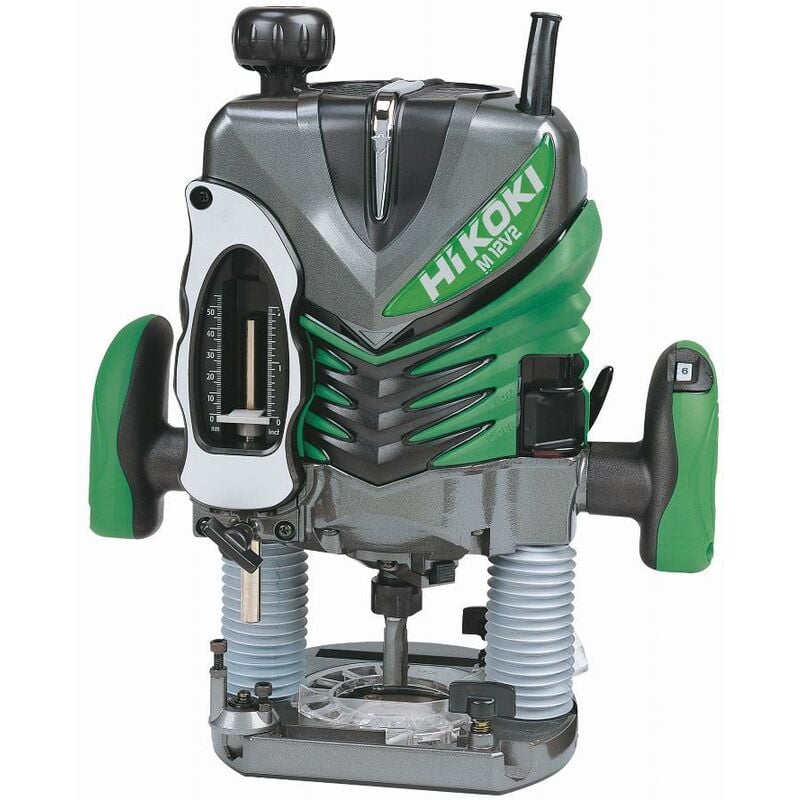 foto del prodotto hikoki router 2000w con mandrino da 12 mm regolazione micrometrica della profondit m12v2wsz