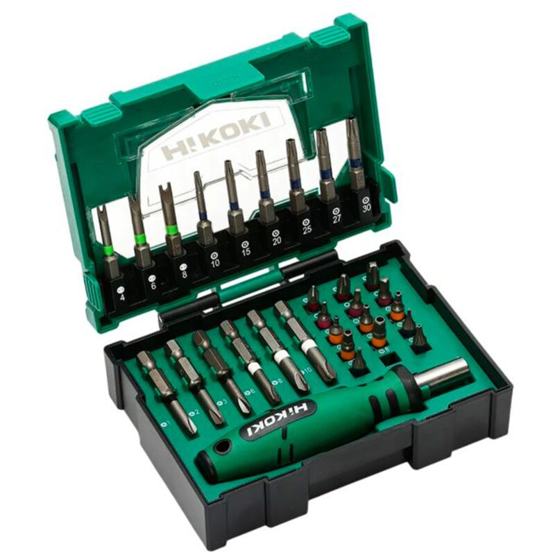 foto del prodotto hikoki set de puntas 40030023 31 pezzi 