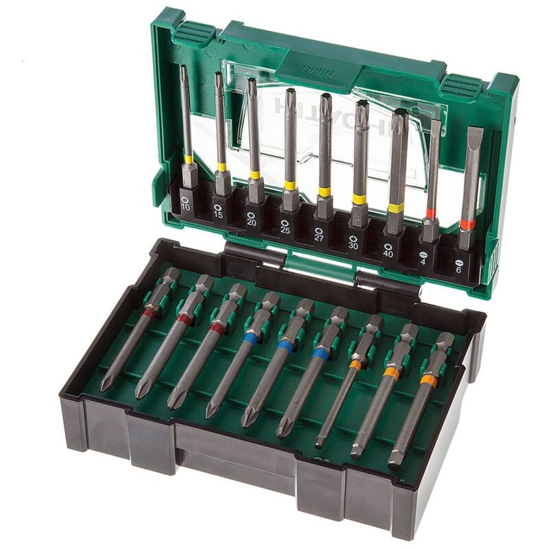 foto del prodotto hikoki set di inserti per avvitare 40030022 18 pezzi 