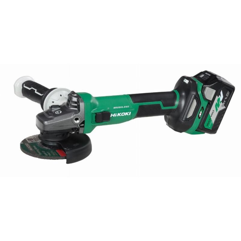 foto del prodotto hikoki smerigliatrice 125mm 36v brushless con interruttore autobloccante velocit variabile g3613dvewqz