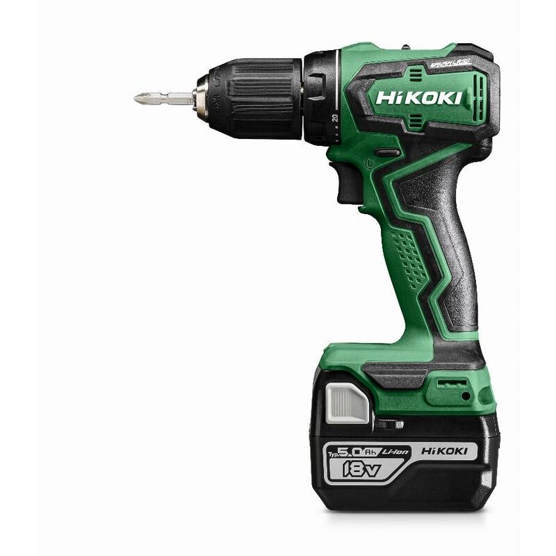 foto del prodotto hikoki trapano avvitatore 18v 5.0ah 140 nm ds18dcwpz