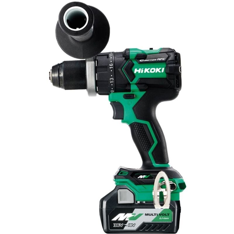 foto del prodotto hikoki trapano avvitatore 36v 2 batterie 2,5ah 155 nm multitensione ds36dcwrz