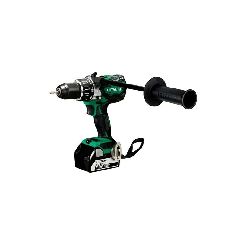foto del prodotto hikoki trapano avvitatore a percussione hitachi dv18dbl2 2 batterie 5 ah htm93255286