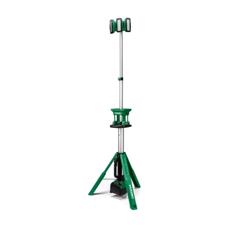 foto del prodotto hikoki ub18dgw4z 18v 4000 lumen lampada a treppiede