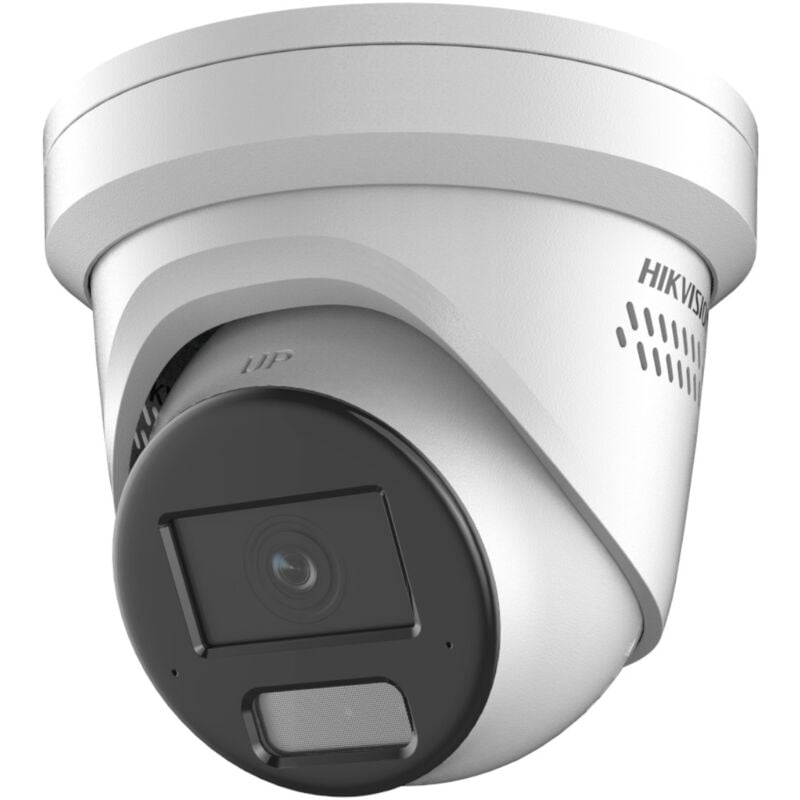 foto del prodotto hikvision 4mp acusense strobo sirena 2.8mm turret ip poe ds 2cd2346g2h is2u sl