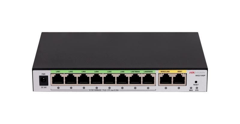 foto del prodotto hikvision controller 8 port gigabit poe, ap controller, 200 users