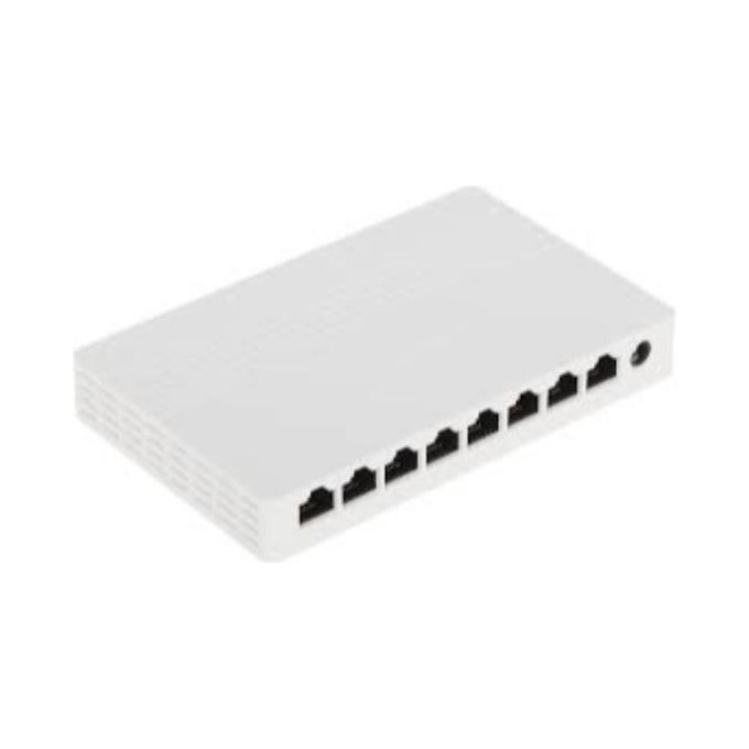 foto del prodotto hikvision digital technology ds 3e0508d e switch 8 porte 10 100m 1000m unmanaged banda 16 gbps