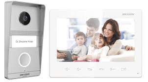 foto del prodotto hikvision ds-kis101-p kit videocitofono monofamiliare intercom analogico 2 fili 2 megapixel