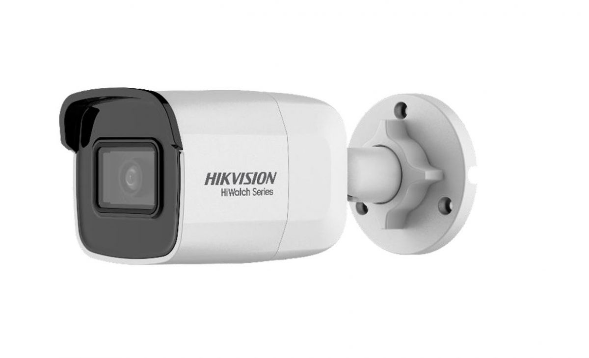 foto del prodotto hikvision hiwatch series hwi-b181h-m telecamera ip bullet 8 mpx hd h.265 poe 4k