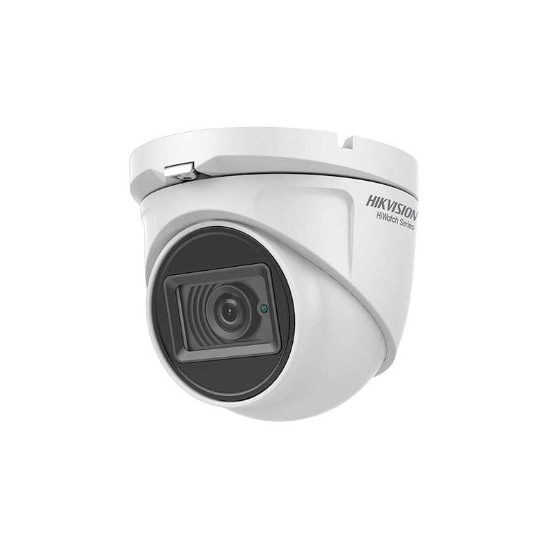 foto del prodotto hikvision hwt t120 ms hiwatch series telecamera dome 4in1 tvi ahd cvi cvbs full hd 2mpx 2.8mm audio osd ip66
