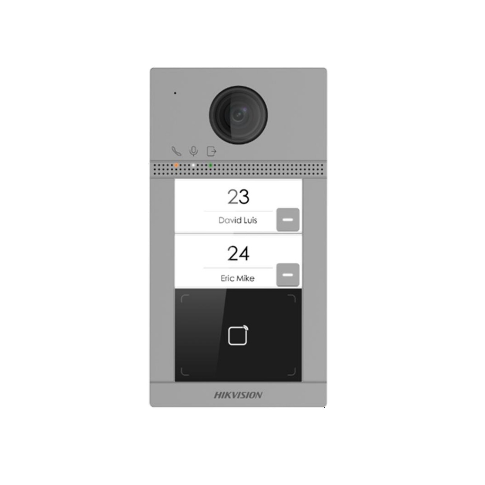 foto del prodotto hikvision postazione esterna 2 pulsanti wifi ip poe ds-kv8213-wme1(c)