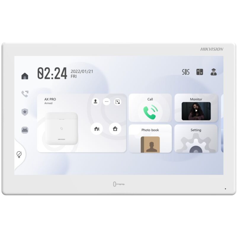foto del prodotto hikvision postazione intercom android 7 poe wifi ds kh9310 wte1