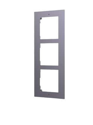 foto del prodotto hikvision scatola da incasso include 1 scatola da incasso plastica per 3 moduli ds-kd-acf3/plastic