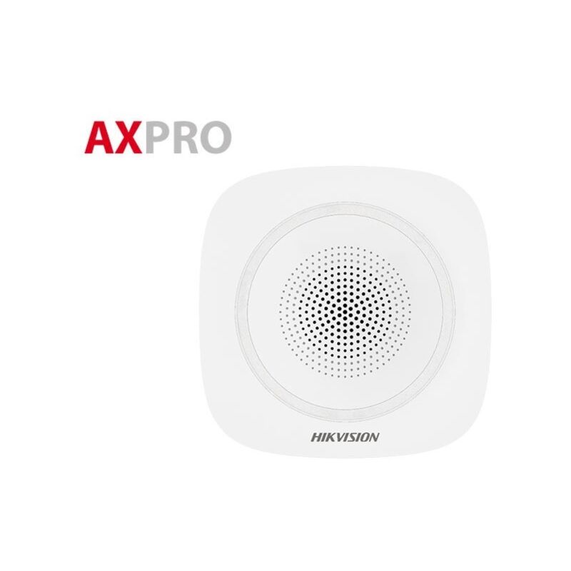 foto del prodotto hikvision sirena da interno wireless allarme 868mhz ds ps1 i we