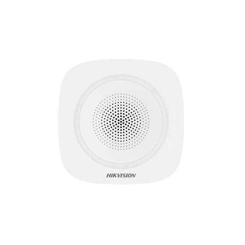 foto del prodotto hikvision sirena interna per ax pro potenza sonora da 90db a 110db batteria 3 anni - ds-ps1-i-we
