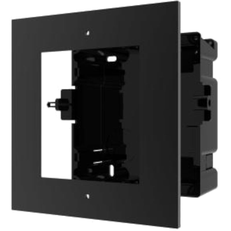 foto del prodotto hikvision telaio incasso flush black postazione ds kd acf1