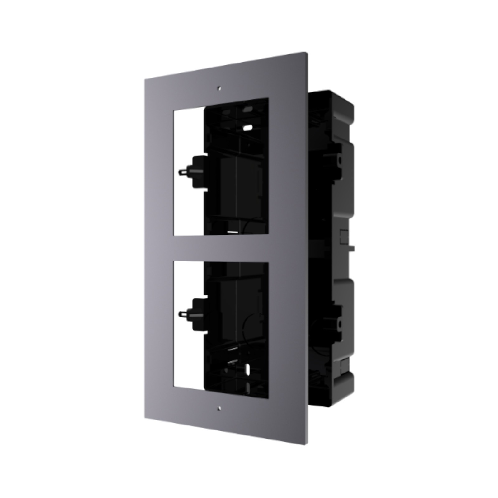 foto del prodotto hikvision telaio supporto incasso flush 2 moduli ds-kd-acf2