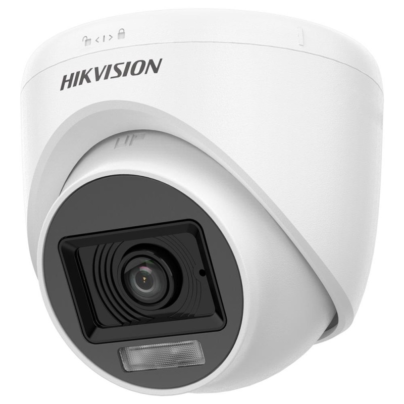 foto del prodotto hikvision telecamera turret dome camera 3k 6 mpx con microfono audio 2,8mm dual light ds-2ce76k0t-lpfs 2.8