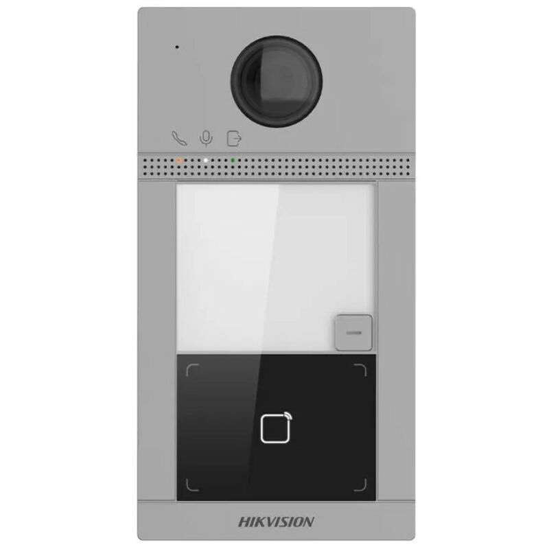 foto del prodotto hikvision videocitofono wifi ip in metallo villa per esterni 2mp hd ip65 1 pulsante 305303621
