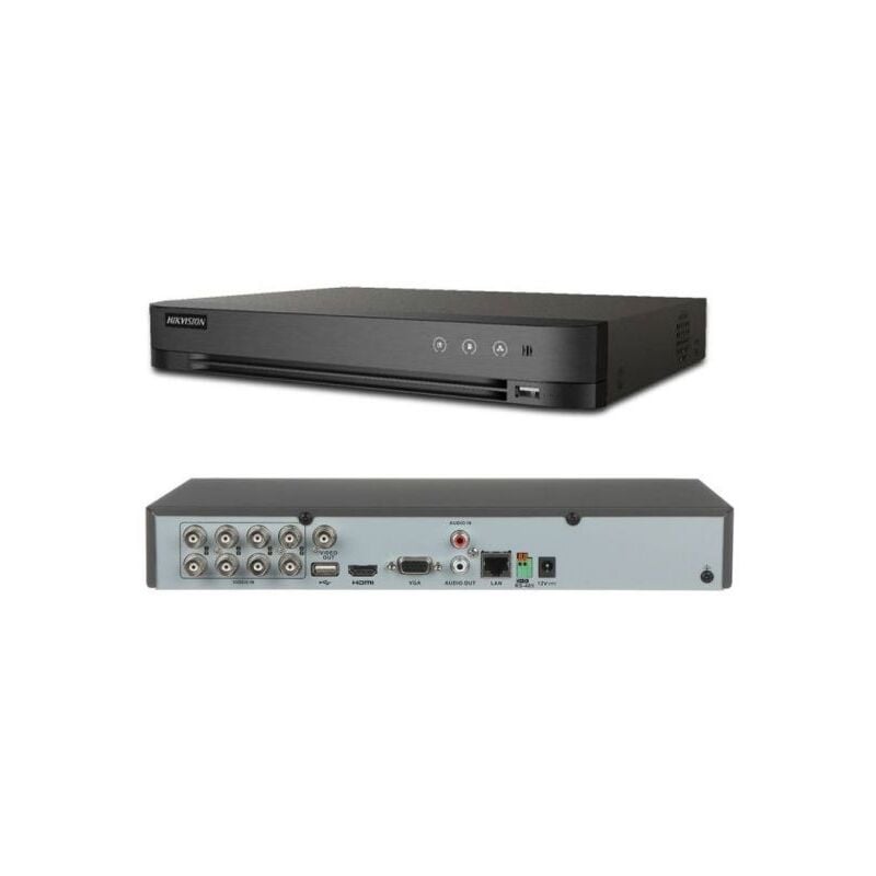 foto del prodotto hikvision videoregistratore dvr 8 canali turbo hd acusense 2 ip full hd
